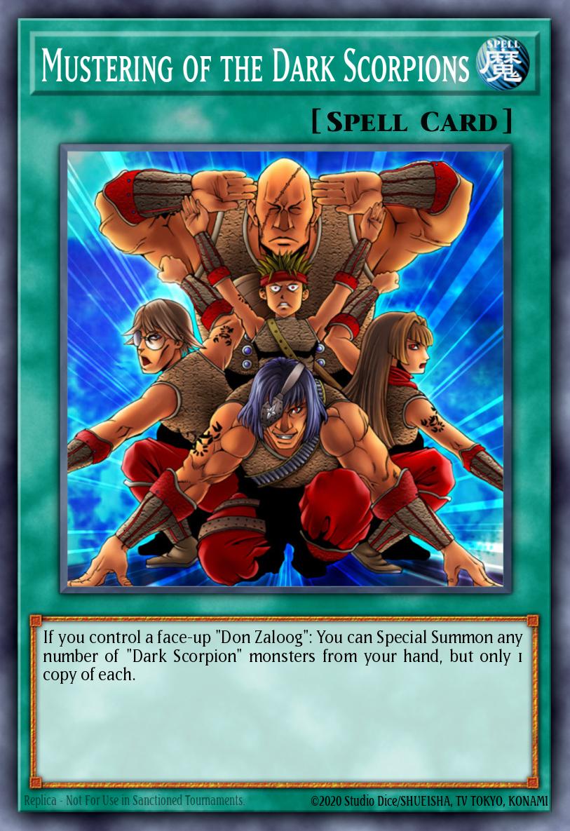 Mustering of the Dark Scorpions